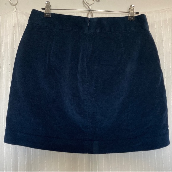 Navy corduroy Banana Republic mini skirt - Picture 3 of 5